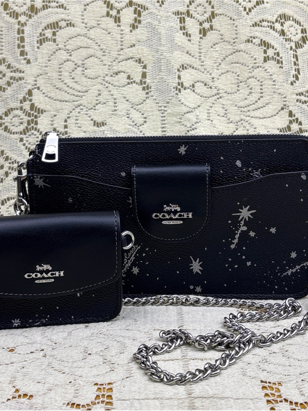 COACH Poppy Crossbody Bag CCK80 Star Pint with Wallet